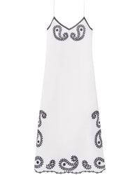 Claudie Pierlot - Openwork Embroidery Dress - Lyst