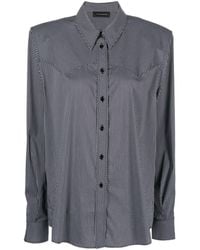 ANDAMANE - Check-pattern Western-style Shirt - Lyst