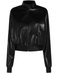 Gucci - Zip-Up Leather Jacket - Lyst