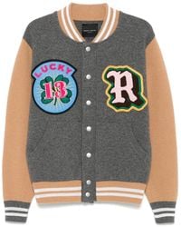 Roberto Collina - Patch-Detail Bomber Jacket - Lyst