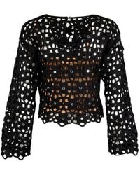 Michael Kors - Openwork Sweater - Lyst