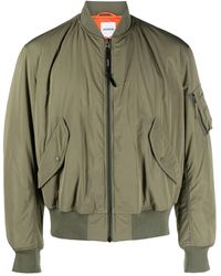Aspesi - Logo-Print Bomber Jacket - Lyst