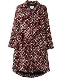 La DoubleJ Velvet Loden Domino Jas - Rood