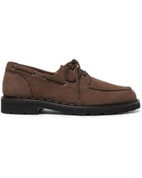 SCAROSSO - Mocassins Bateau Arthur À Semelle Crantée - Lyst