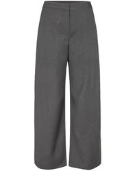 Samsøe & Samsøe - Saroko Wide-Leg Trousers - Lyst