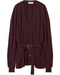 Lanvin - バルーンスリーブ カーディガン - Lyst