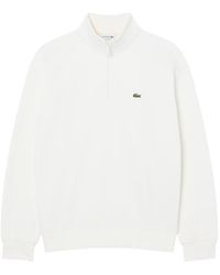 Lacoste - Logo-Patch Half-Zip Sweatshirt - Lyst