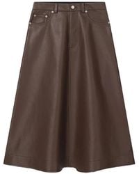 Nanushka - Cintia A-Line Midi Skirt - Lyst