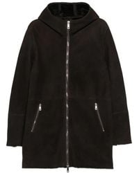 Giorgio Brato - Hooded Shearling Coat - Lyst