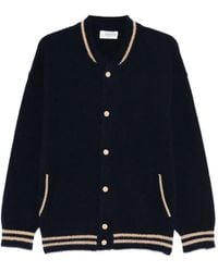 Laneus - Knitted Bomber Cardigan - Lyst