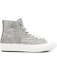 Converse - Chuck Taylor All Star Lizard-Effect Sneakers - Lyst