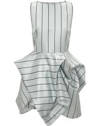 JW Anderson - Sleeveless Peplum Minidress - Lyst