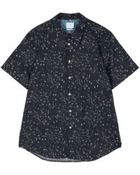PS by Paul Smith - Floral-print Long-sleeve Shirt - Lyst