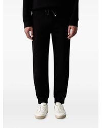 ARMANI EXCHANGE - Logo-Embroidered Drawstring Track Pants - Lyst