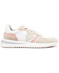 Philippe Model - Tropez 2.1 Panelled-Design Suede Sneakers - Lyst