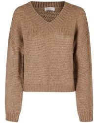 Roberto Collina - Chunky-Knit V-Neck Sweater - Lyst