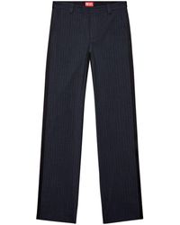 DIESEL - P-wire Pinstriped Tailored Trousers - Lyst
