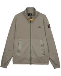 Parajumpers - Logo-Patch Zip-Up Sweater - Lyst