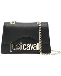 Just Cavalli - Logo Lettering Shoulder Bag - Lyst