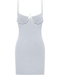 Dion Lee - Bustier-style Knitted Minidress - Lyst