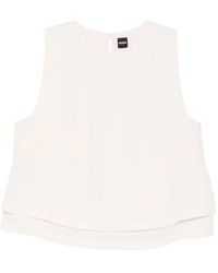 BOSS - Open-Back Layered Top - Lyst
