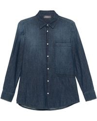 Lorena Antoniazzi - Denim Blouse - Lyst