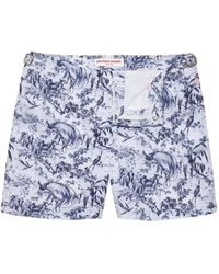 Orlebar Brown - Bulldog Zephra-Print Swim Shorts - Lyst