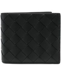 Bottega Veneta - Intrecciato Bi-fold Leather Wallet - Lyst