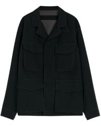 Lemaire - Buttoned-Cuff Pocket Overshirt - Lyst