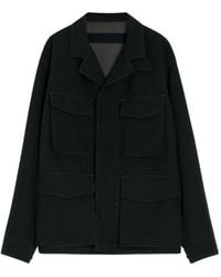 Lemaire - Buttoned-Cuff Pocket Overshirt - Lyst