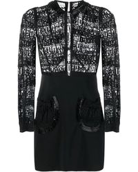 DSquared² - Vestido estilo sudadera con logo - Lyst