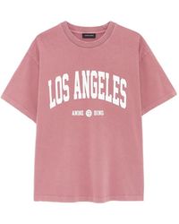 Anine Bing - Cade Tee Los Angeles University - Lyst