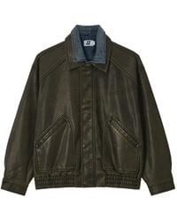 Izzue - Logo-Embossed Bomber Jacket - Lyst