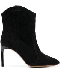 Ba&sh - 80Mm Suede Ankle Boots - Lyst