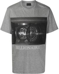 Billionaire - Graphic-Print Short-Sleeved T-Shirt - Lyst