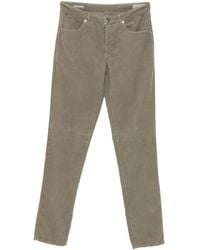 Brunello Cucinelli - Corduroy-Texture Trousers - Lyst