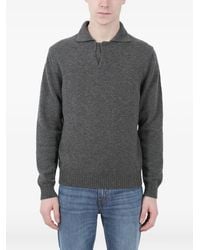 Zanone - Mélange-Effect Polo Shirt - Lyst