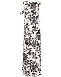 Emilia Wickstead - White Drifa Floral-print Maxi Dress - Women's - Polyester/ecovero Viscose (lenzing)/viscose - Lyst