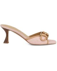 Guess - Light Logo Dista Kitten Heels - Lyst