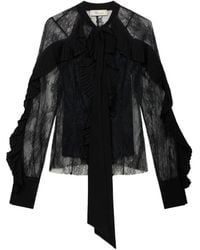 Blumarine - Long-Sleeves Blouse - Lyst