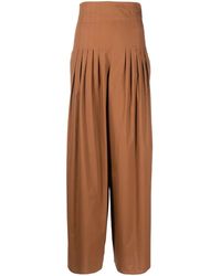 FEDERICA TOSI - High-Waisted Palazzo Trousers - Lyst