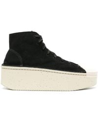 Y-3 - Lace-Up Platform Sneakers - Lyst