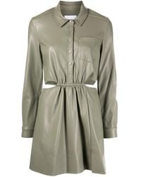 Jonathan Simkhai - Faux-Leather Cut-Out Dress - Lyst