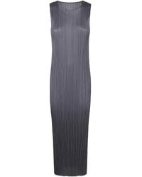 Pleats Please Issey Miyake - Kleid mit Falten - Lyst