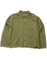 Stockholm Surfboard Club - Chemise À Logo Imprimé Et Bords Francs - Lyst
