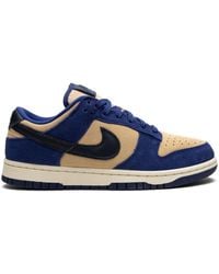 Nike - Dunk Low LX Blue Suede Sneakers - Lyst