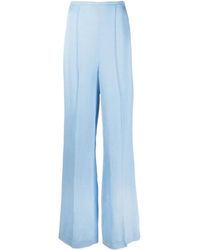 Rohe - Pressed-Crease Wide-Leg Trousers - Lyst