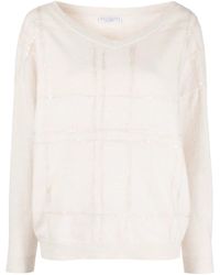 Brunello Cucinelli - Vネック カシミアセーター - Lyst