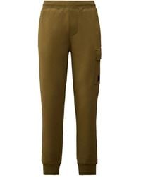 C.P. Company - Diagonal Raised Fleece Jogginghose mit Kordelzug - Lyst
