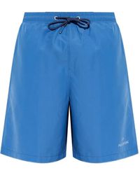 Paul & Shark - Drawstring Swim Shorts - Lyst